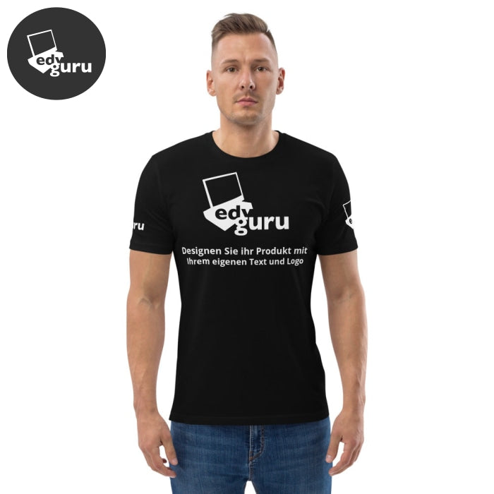 Tricou unisex din bumbac organic negru / S