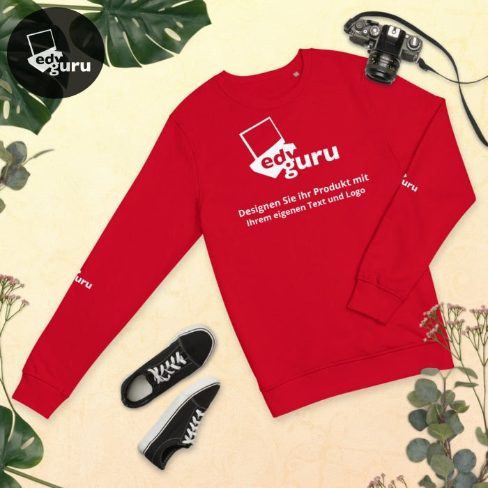 Pull bio unisexe rouge / S