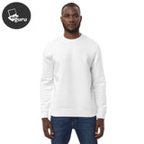 Unisex Bio-Pullover Weiß / S