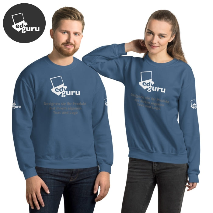 Unisex-Pullover Indigoblau / S