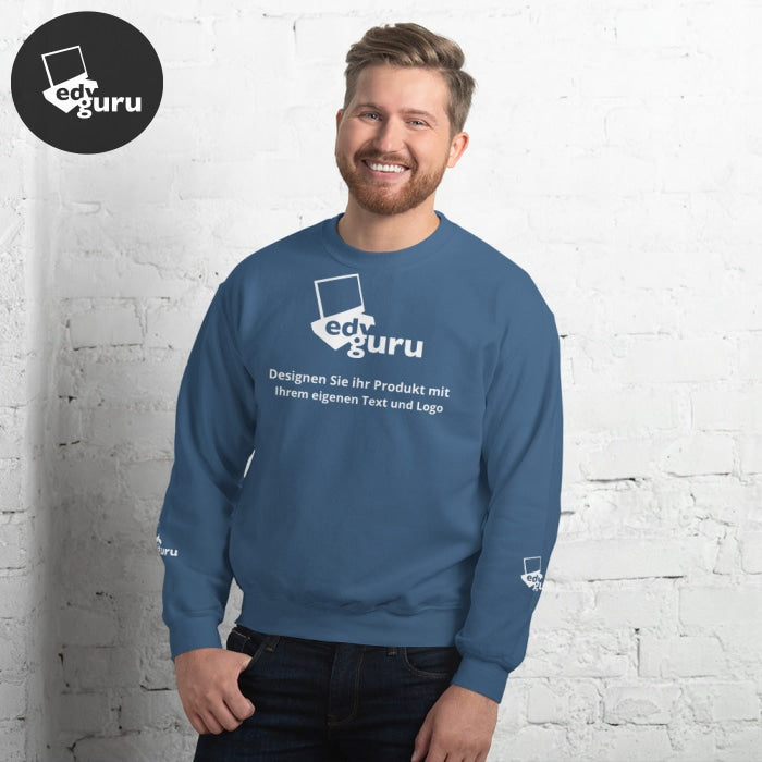 Pull unisexe bleu indigo / S