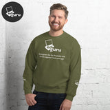 Pull unisexe vert militaire / S