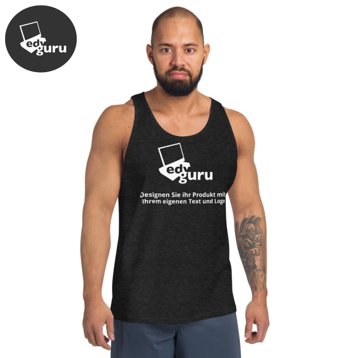 Débardeur Unisexe Charbon Noir Triblend / Xs